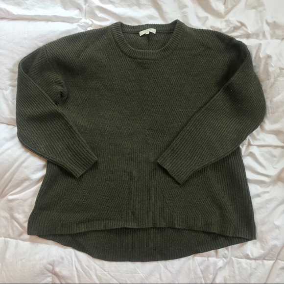 Madewell Sweaters - Madewell green wool moderne sweater